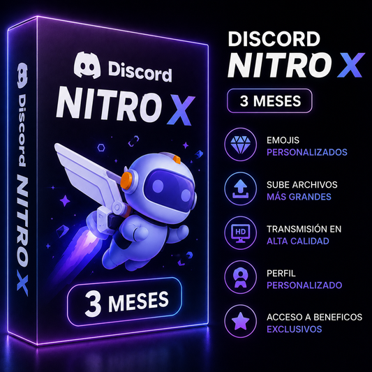 ✨ Discord Nitro x 3 meses