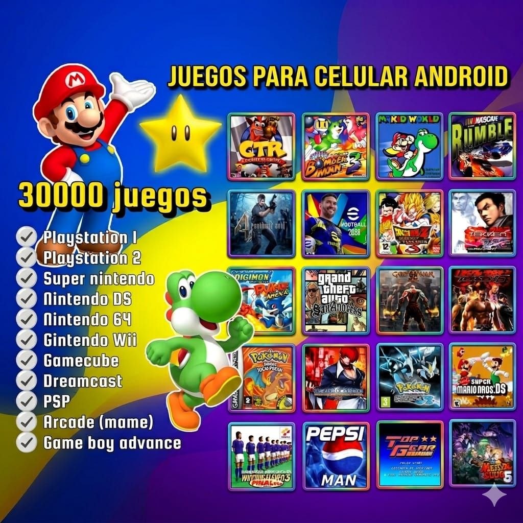 👑 30,000 Juegos para Android